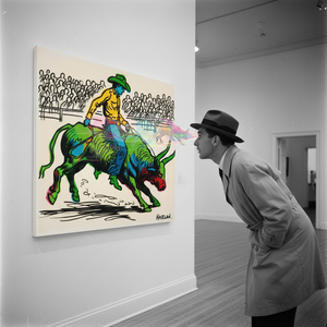 The Neon Cowboy (Artistic Metaphor)