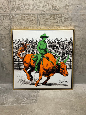 Rodeo #11 | One-off Archival Artwork With Acrylic Paint (38" x 38")