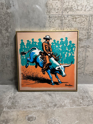 Rodeo #17 | One-off Archival Artwork With Acrylic Paint (38" x 38")